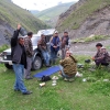   В экспедиции по Дагестану.       3.08.2009, Дагестан, верховья Каракойсу.