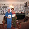   С женой Леной в своей квартире.       15.08.2005, Владикавказ.    